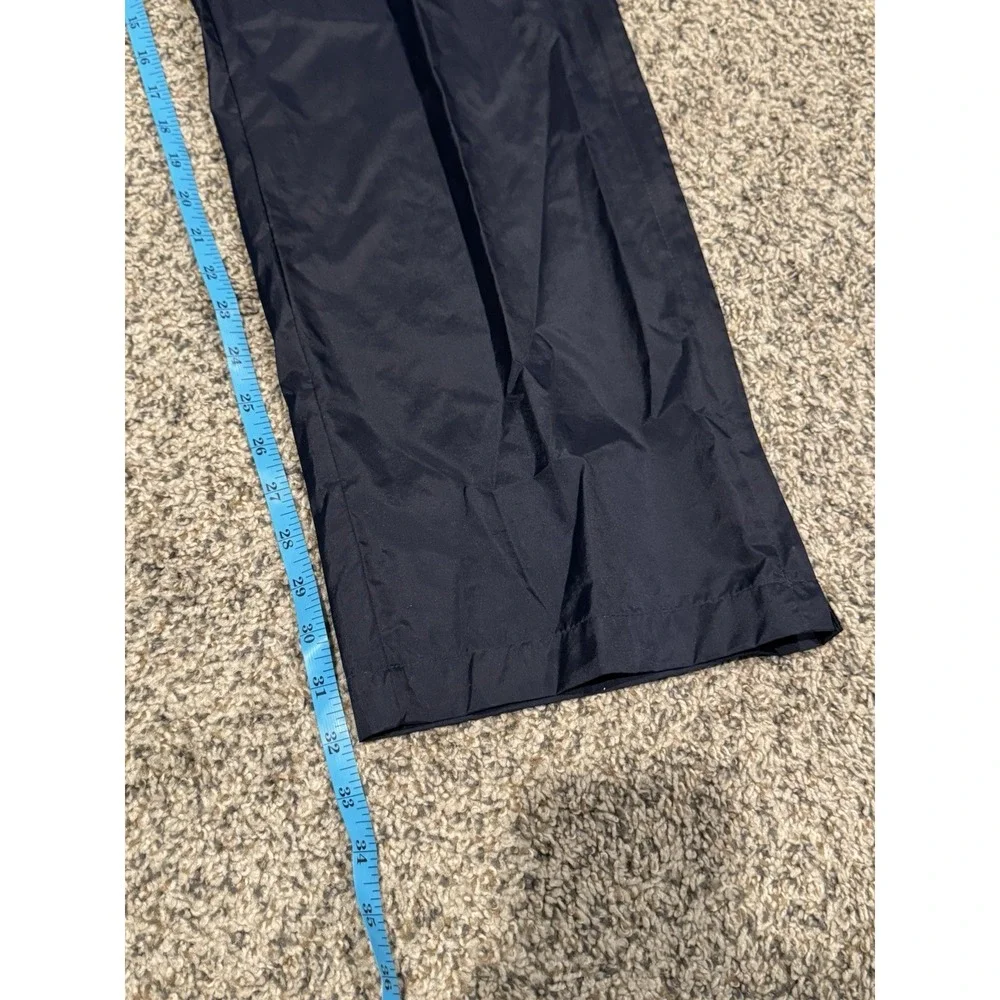 Vtg 90's Adidas Trefoil Windbreaker Pants Mens LG Track Ankle Zips Joggers Navy